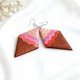 Special Offer Painting Wood Earrings Local Artisans
